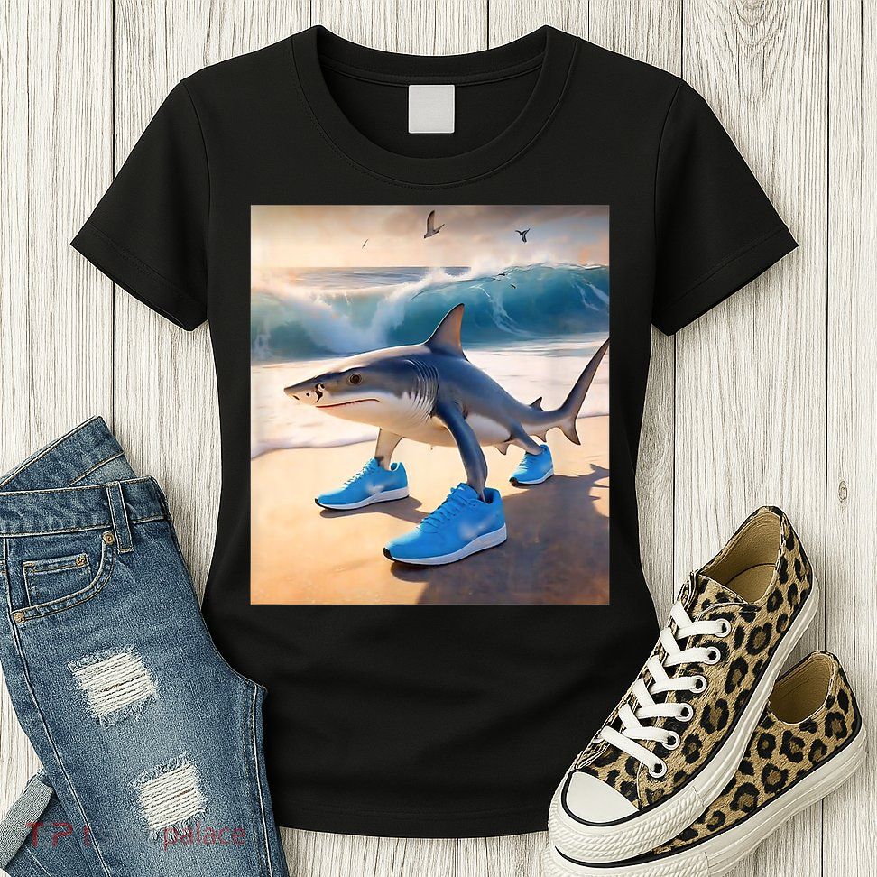 Tralalero Tralala Funny Gen Alpha Shark Meme  Womens T-Shirt