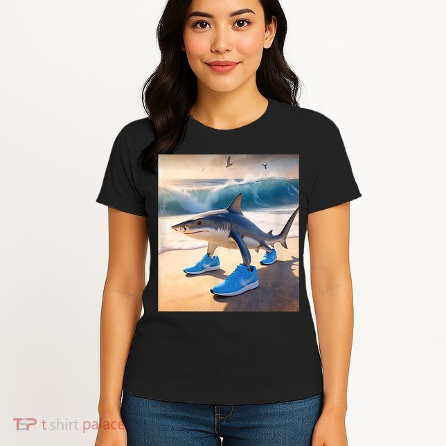 Tralalero Tralala Funny Gen Alpha Shark Meme  Womens T-Shirt