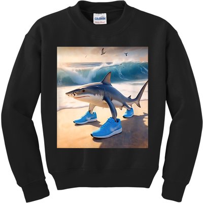 Tralalero Tralala Funny Gen Alpha Shark Meme  Kids Sweatshirt