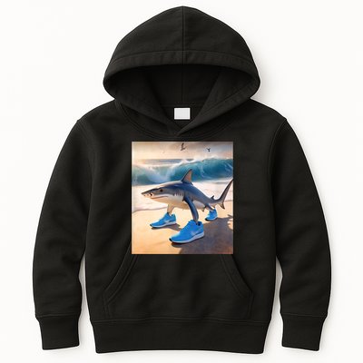 Tralalero Tralala Funny Gen Alpha Shark Meme  Kids Hoodie
