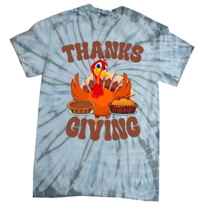 Thanksgiving Turkey Festive Holiday Tie-Dye T-Shirt