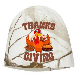 Thanksgiving Turkey Festive Holiday Kati - Camo Knit Beanie