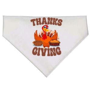 Thanksgiving Turkey Festive Holiday USA-Made Doggie Bandana