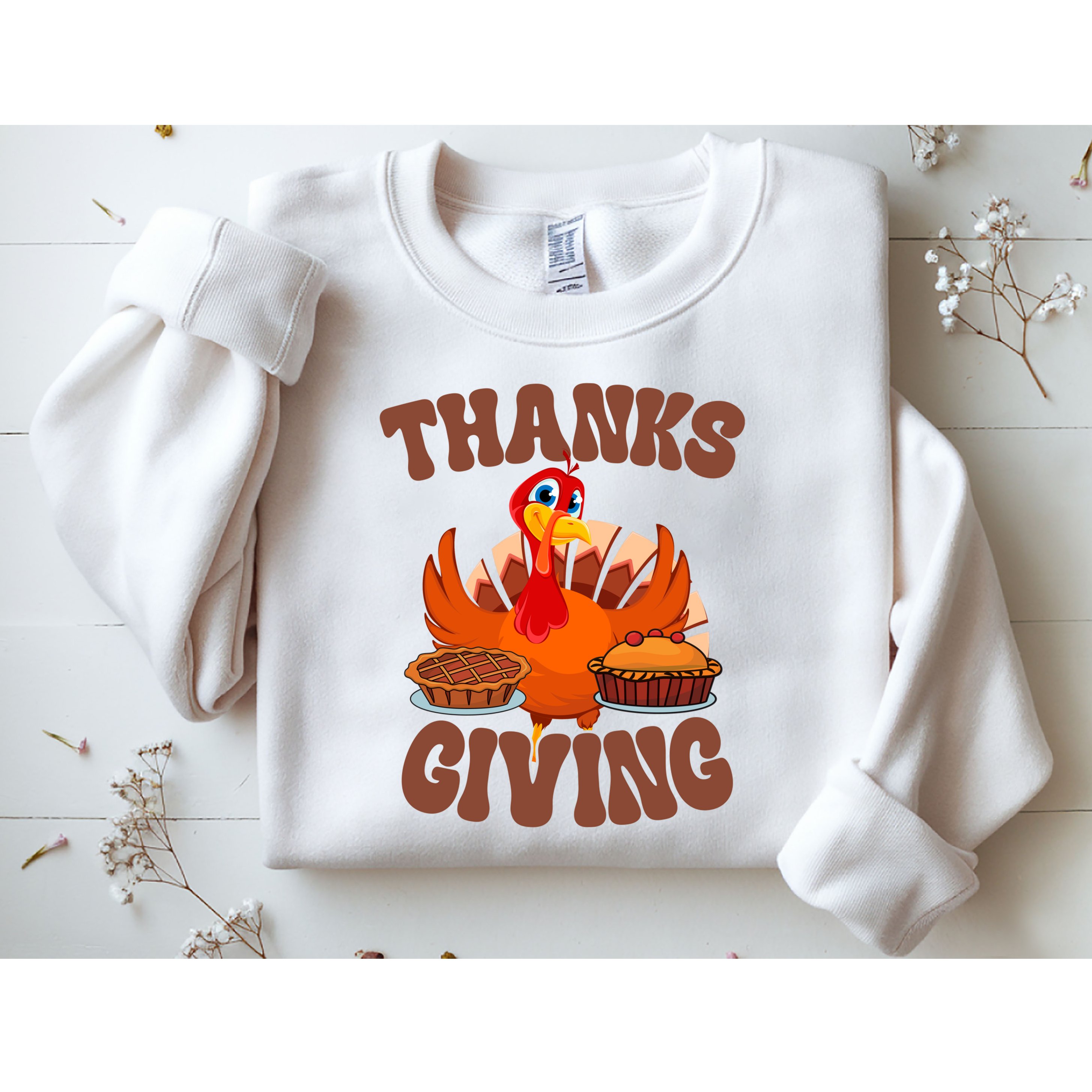 Thanksgiving Turkey Festive Holiday Sweatshirt