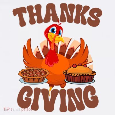 Thanksgiving Turkey Festive Holiday T-Shirt