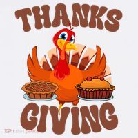 Thanksgiving Turkey Festive Holiday Tall T-Shirt
