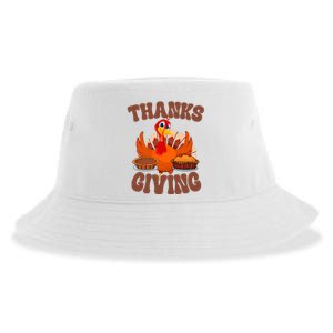 Thanksgiving Turkey Festive Holiday Sustainable Bucket Hat