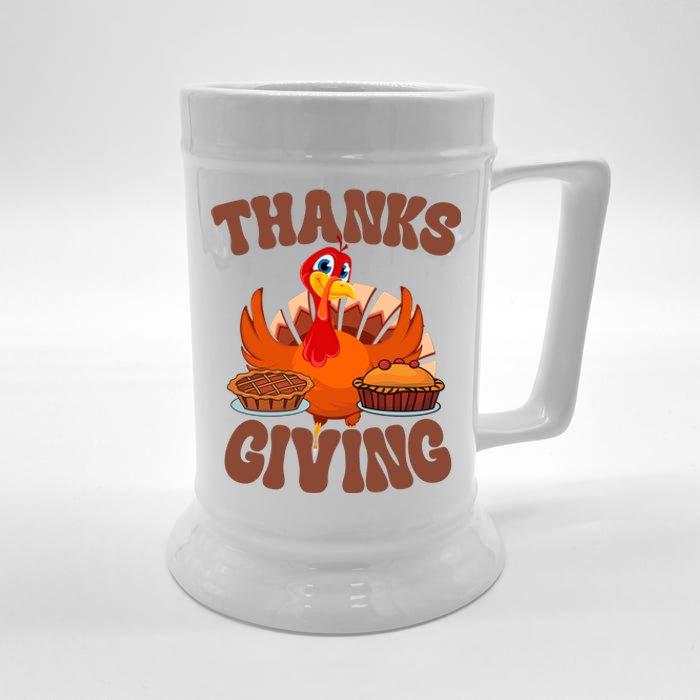 Thanksgiving Turkey Festive Holiday Beer Stein