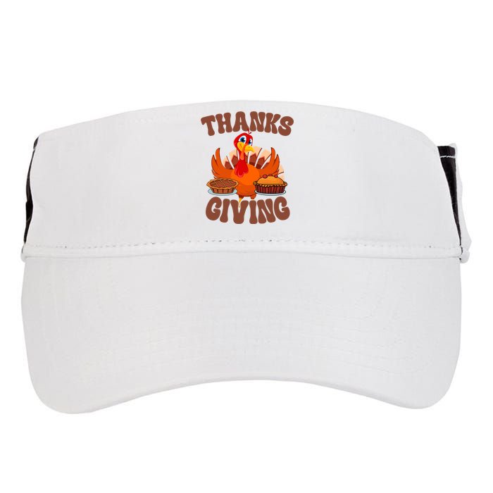 Thanksgiving Turkey Festive Holiday Adult Drive Performance Visor