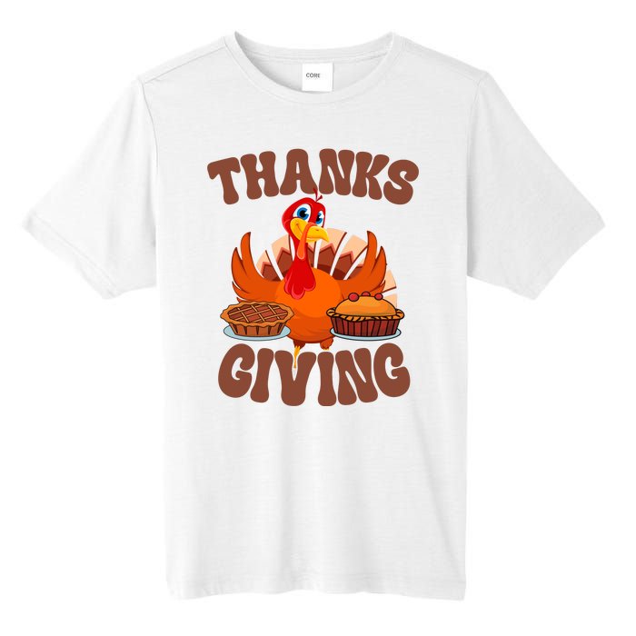 Thanksgiving Turkey Festive Holiday Tall Fusion ChromaSoft Performance T-Shirt