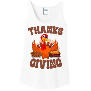 Thanksgiving Turkey Festive Holiday Ladies Essential Tank