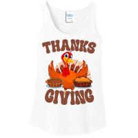 Thanksgiving Turkey Festive Holiday Ladies Essential Tank