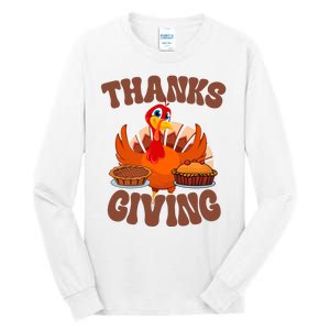 Thanksgiving Turkey Festive Holiday Tall Long Sleeve T-Shirt