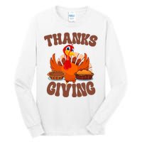 Thanksgiving Turkey Festive Holiday Tall Long Sleeve T-Shirt