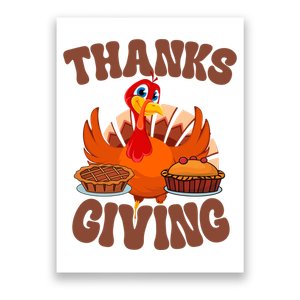 Thanksgiving Turkey Festive Holiday Poster