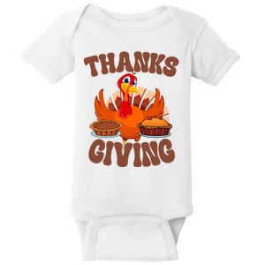 Thanksgiving Turkey Festive Holiday Baby Bodysuit