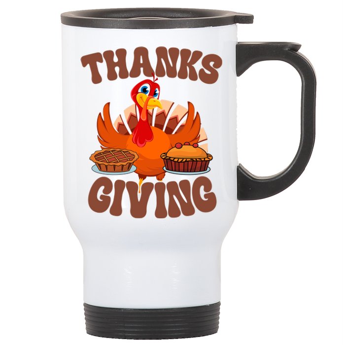 Thanksgiving Turkey Festive Holiday Stainless Steel Travel Mug