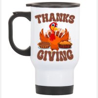 Thanksgiving Turkey Festive Holiday Stainless Steel Travel Mug