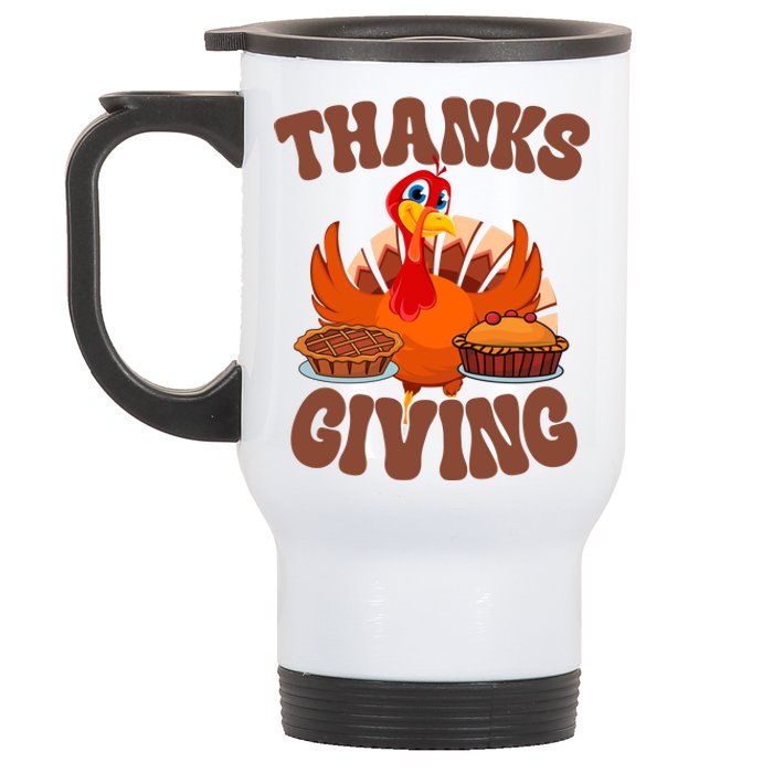 Thanksgiving Turkey Festive Holiday Stainless Steel Travel Mug