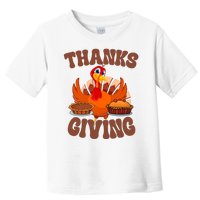 Thanksgiving Turkey Festive Holiday Toddler T-Shirt