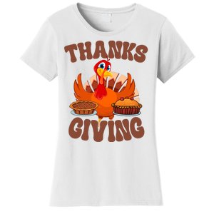 Thanksgiving Turkey Festive Holiday Women's T-Shirt