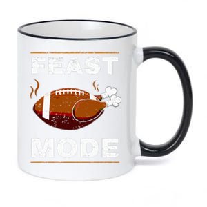 Thanksgiving Turkey Feast Mode American 11oz Black Color Changing Mug