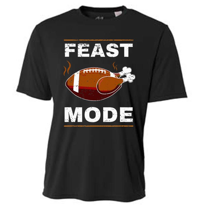 Thanksgiving Turkey Feast Mode American Cooling Performance Crew T-Shirt