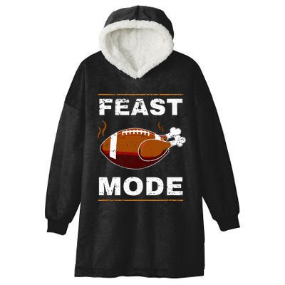 Thanksgiving Turkey Feast Mode American Hooded Wearable Blanket