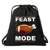 Thanksgiving Turkey Feast Mode American Drawstring Bag