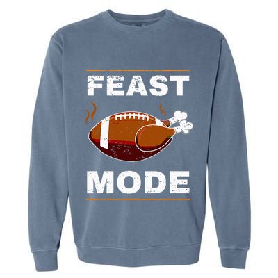 Thanksgiving Turkey Feast Mode American Garment-Dyed Sweatshirt