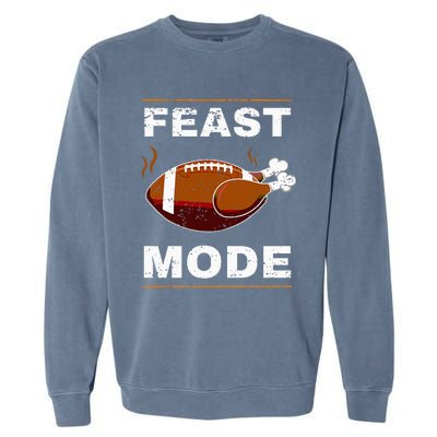 Thanksgiving Turkey Feast Mode American Garment-Dyed Sweatshirt