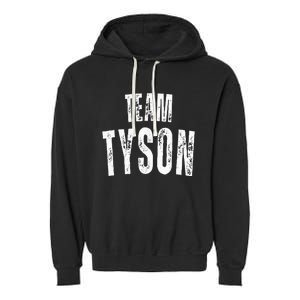 Team Tyson Family Personalized Name Garment-Dyed Fleece Hoodie