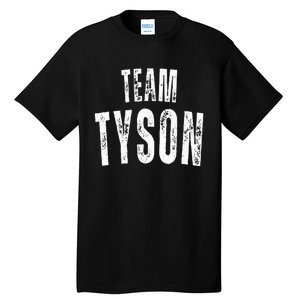 Team Tyson Family Personalized Name Tall T-Shirt