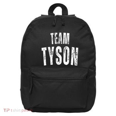 Team Tyson Family Personalized Name 16 in Basic Backpack