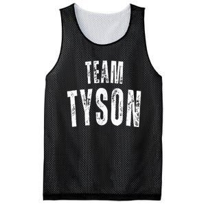 Team Tyson Family Personalized Name Mesh Reversible Basketball Jersey Tank