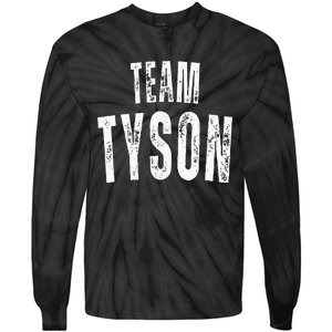 Team Tyson Family Personalized Name Tie-Dye Long Sleeve Shirt