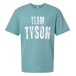 Team Tyson Family Personalized Name Sueded Cloud Jersey T-Shirt