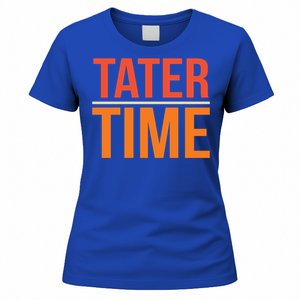 Tater Time Fun Turkey Thanksgiving Family Graphic Gift Women's T-Shirt