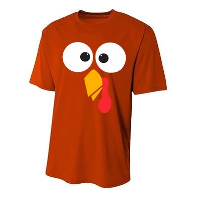 Thanksgiving Turkey Face Matching Family Costume Cute Gift Performance Sprint T-Shirt