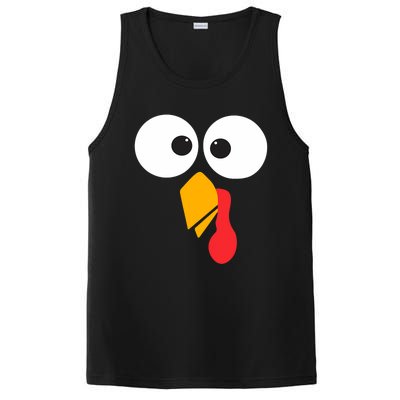 Thanksgiving Turkey Face Matching Family Costume Cute Gift PosiCharge Competitor Tank