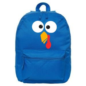 Thanksgiving Turkey Face Matching Family Costume Cute Gift 16 in Basic Backpack