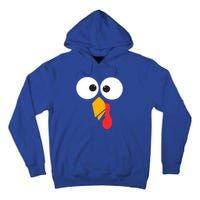 Thanksgiving Turkey Face Matching Family Costume Cute Gift Tall Hoodie