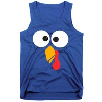 Thanksgiving Turkey Face Matching Family Costume Cute Gift Tank Top