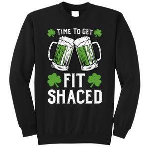 Time To Get Fit Shaced St Patrick’S Day Sweatshirt