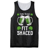 Time To Get Fit Shaced St Patrick’S Day Mesh Reversible Basketball Jersey Tank