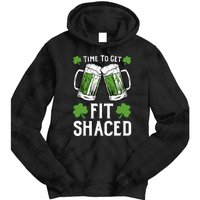 Time To Get Fit Shaced St Patrick’S Day Tie Dye Hoodie