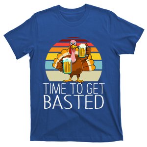 Time to Get Basted Funny Beer Thanksgiving Turkey T-Shirt