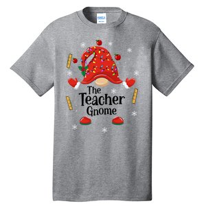 The Teacher Gnome Holiday Festive Tall T-Shirt