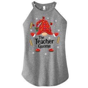 The Teacher Gnome Holiday Festive Women's Perfect Tri Rocker Tank