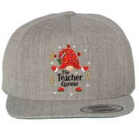 The Teacher Gnome Holiday Festive Wool Snapback Cap